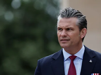Pete Hegseth, secretarul american al Apărării - Foto: Profimedia Images