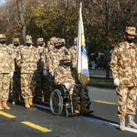 Militarii veterani din teatrele de operații participă la Parada Militară de ! Decembrie/foto: facebook
