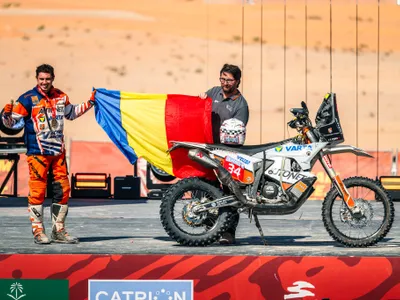 Mani Gyenes a câștigat Raliul Dakar 2025 la categoria Malle Moto - Foto: Facebook / Emanuel Gyenes - Mani
