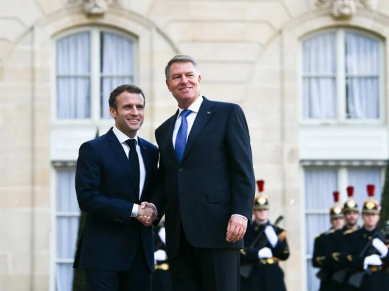 Iohannis și Macron - Foto: Profimedia