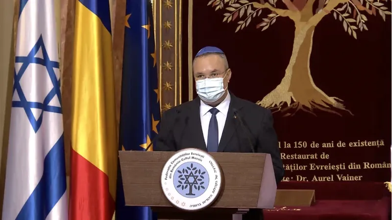 Premierul Nicolae Ciucă a comemorat victimele Holocaustului