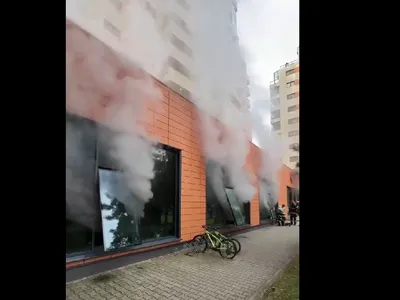 Incendiu în București - Foto: ISU