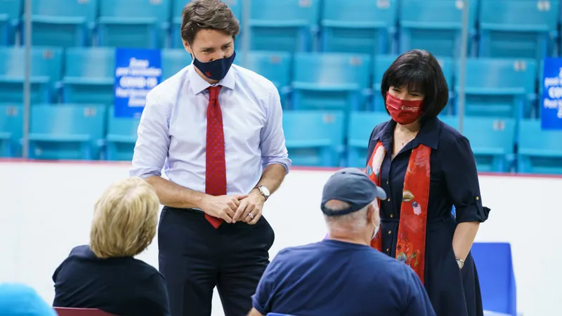 Premierul canadian Justin Trudeau, atacat cu pietre în timpul unei vizite electorale/FOTO: Facebook/JustinTrudeau