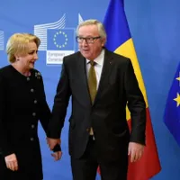 Dăncilă și Juncker, la ultima întâlnire de la Bruxelles