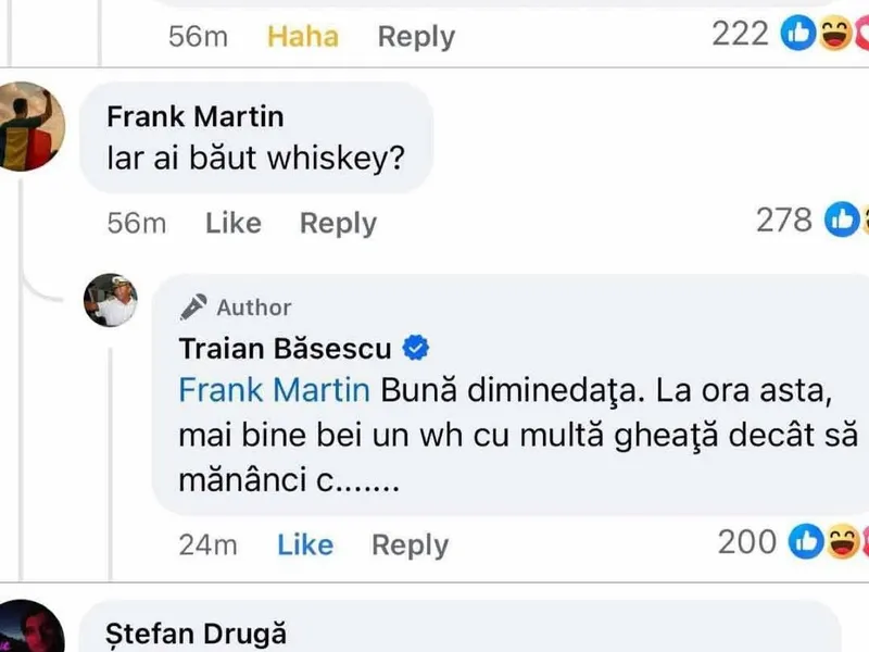 Replici spumoase ale lui Traian Băsescu către fanii lui Simion: Președinte la scara de bloc. Ce a spus despre flotă Foto: colaj Facebook