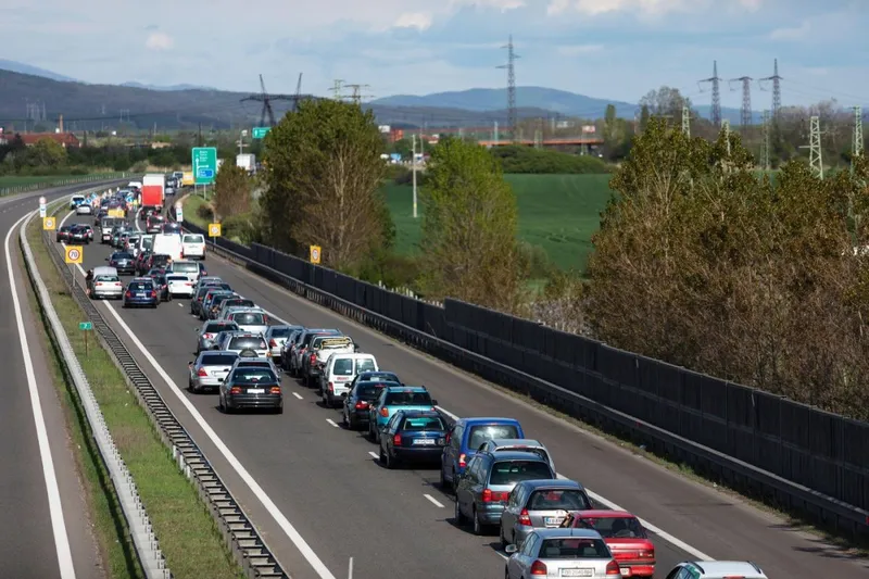 Autostrada de exit din capitala Sofia, în aprilie 2020, în plină epidemie de Covid - Foto: Profimedia Images (Imagine cu caracter ilustrativ)