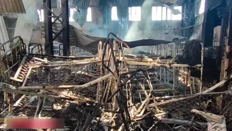Atacul asupra închisorii Olenivka. / Foto: Profimedia