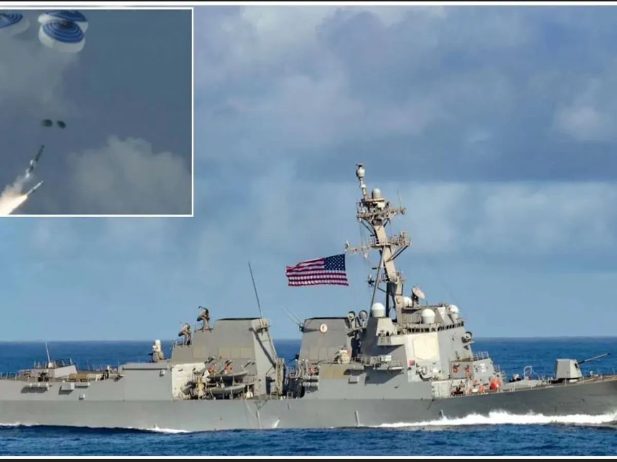 Distrugătorul USS Pinckney (DDG 91), test cu foc real al Sistemului de luptă AEGIS - Foto: U.S. DoD