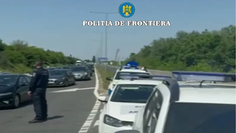 Românii pleacă în străinătate de 1 Mai. Trafic infernal la frontiere. Oamenii și-au pierdut răbdarea - Foto: Poliția de Frontieră