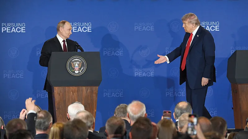 Vladimir Putin și Donald Trump la întâlnirea din Alaska - Foto: Profimedia Images