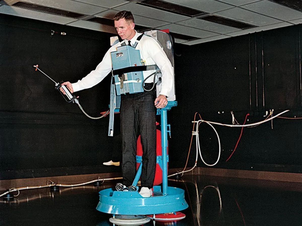 Scott la Centrul Aerian Manned