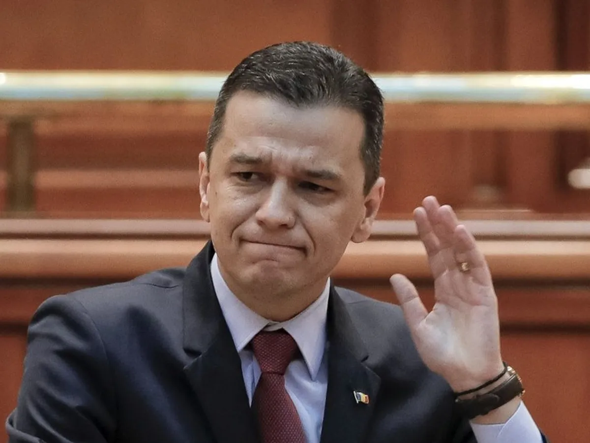 Sorin Grindeanu, pe când era vicepreşedinte PSD, în timpul unui discurs, la un scrutin de vot, în Parlament - Foto: Profimedia Images