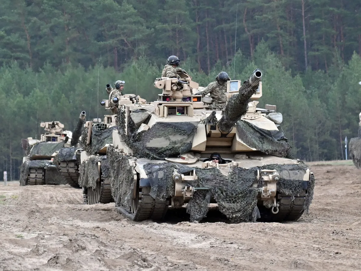 Câte tancuri are NATO pentru un război cu Rusia - Foto: Profimedia Images (imagine cu rol ilustrativ)