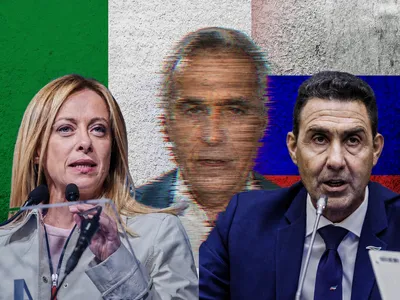 Giorgia Meloni, Călin Georgescu și Roberto Vannacci - Foto: Profimedia images