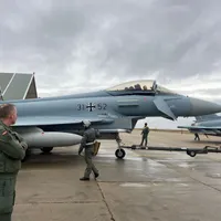 Nemții au aterizat în România cu Eurofighter Typhoon de 125.000.000 $. Ce misiuni de luptă au? - Foto: Facebook/ Ambasada Germaniei București