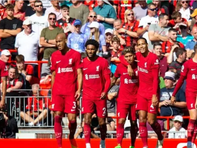 JUcătorii de la Liverpool au dat un adevărat recital- FOTO: Profimedia Images