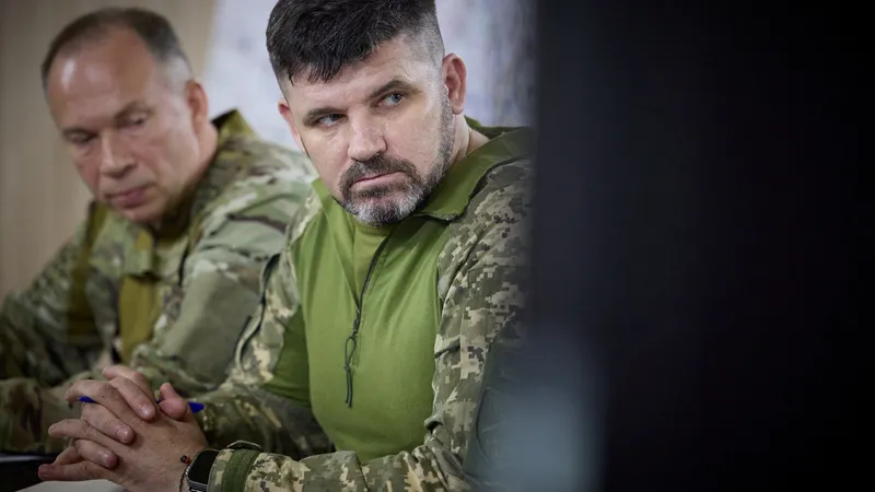 Volodimir Zelenski l-a numit pe generalul-maior Andriy Hnatov în funcţia şef al Statului Major Foto:Ukrainian Presidential Press Service/Handout via REUTERS
