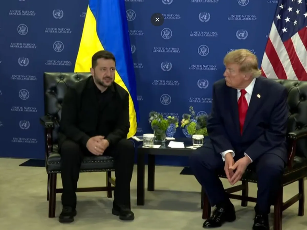 Întâlnire Trump-Zelenski la New York. Ce mesaj i-a transmis președintele SUA lui Putin  - Foto: X/front_ukrainian