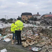 Gunoaie la Sintești/FOTO: Garda de Mediu
