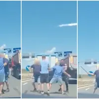 Bătaie în trafic - Foto: Ora de Sibiu