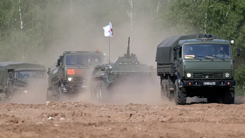 Ucraina a distrus un convoi de peste zece vehicule militare în regiunea Kursk din Rusia - Foto: profimedia Images (imagine cu caracter ilustrativ)