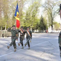 Soldați moldoveni la paradă/Foto: Ministerul Apărării al Republicii Moldova