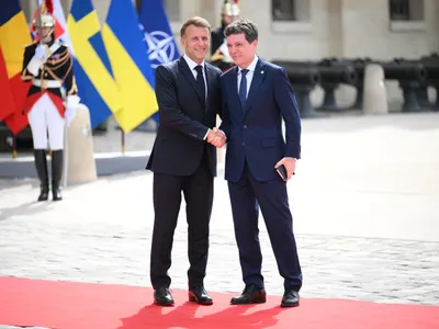 președintele Nicușor Dan și omologul francez, Emmanuel Macron - Foto: Profimedia Images (Imagine cu rol ilustrativ)