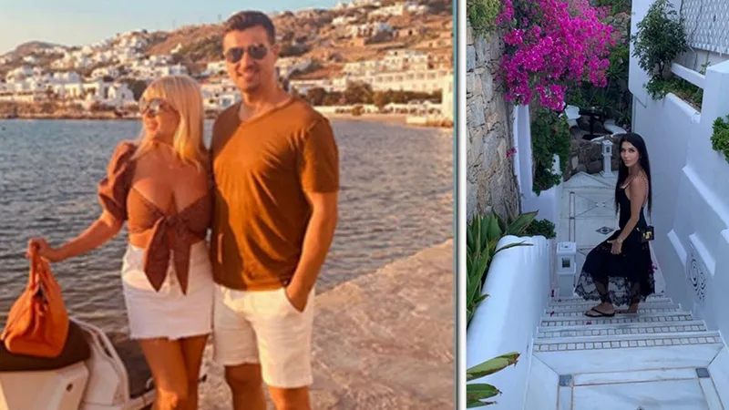 Elena Udrea și Elena Băsescu, vacanță împreună pe „Insula Vânturilor”, Mykonos. / Foto: colaj click.ro