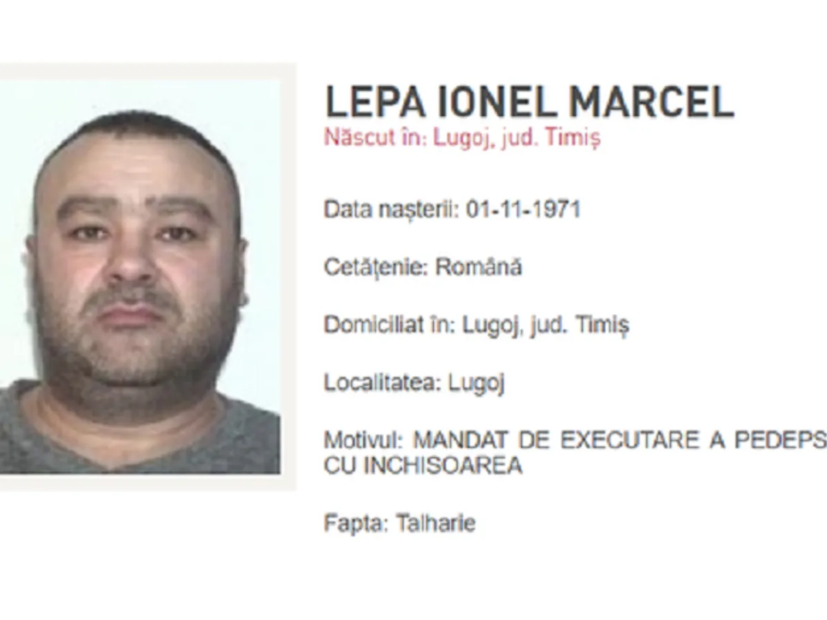 Acesta este ucigașul polițistului din Timiș