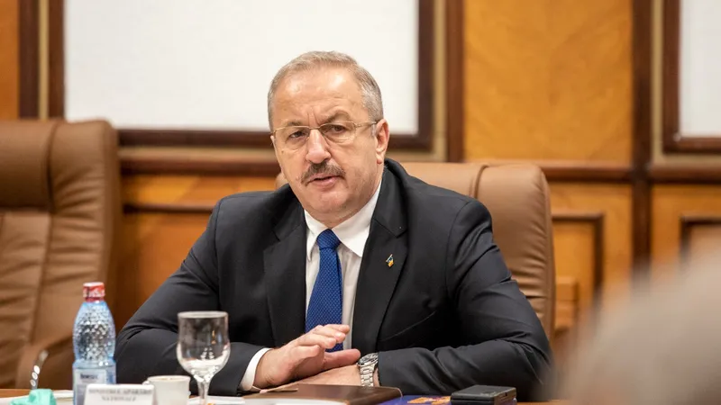 Ministrul Apărării Naţionale, Vasile Dîncu. / Foto: bugetul.ro