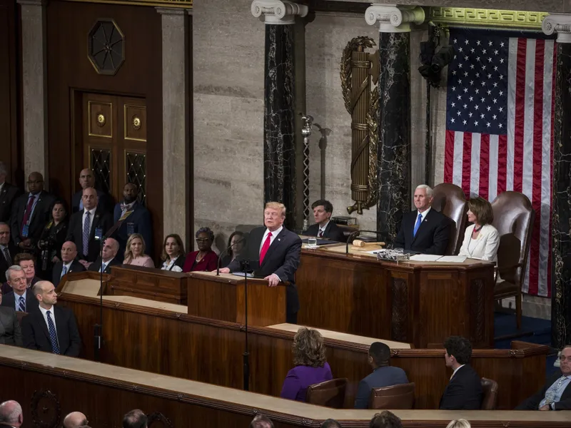 Donald Trump, în congresul american     Foto: Guliver/ Getty Images