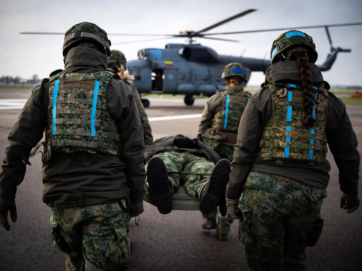 Germania, pregătiri de război cu Rusia. Brigada din Lituania a exersat evacuarea în masă a răniților