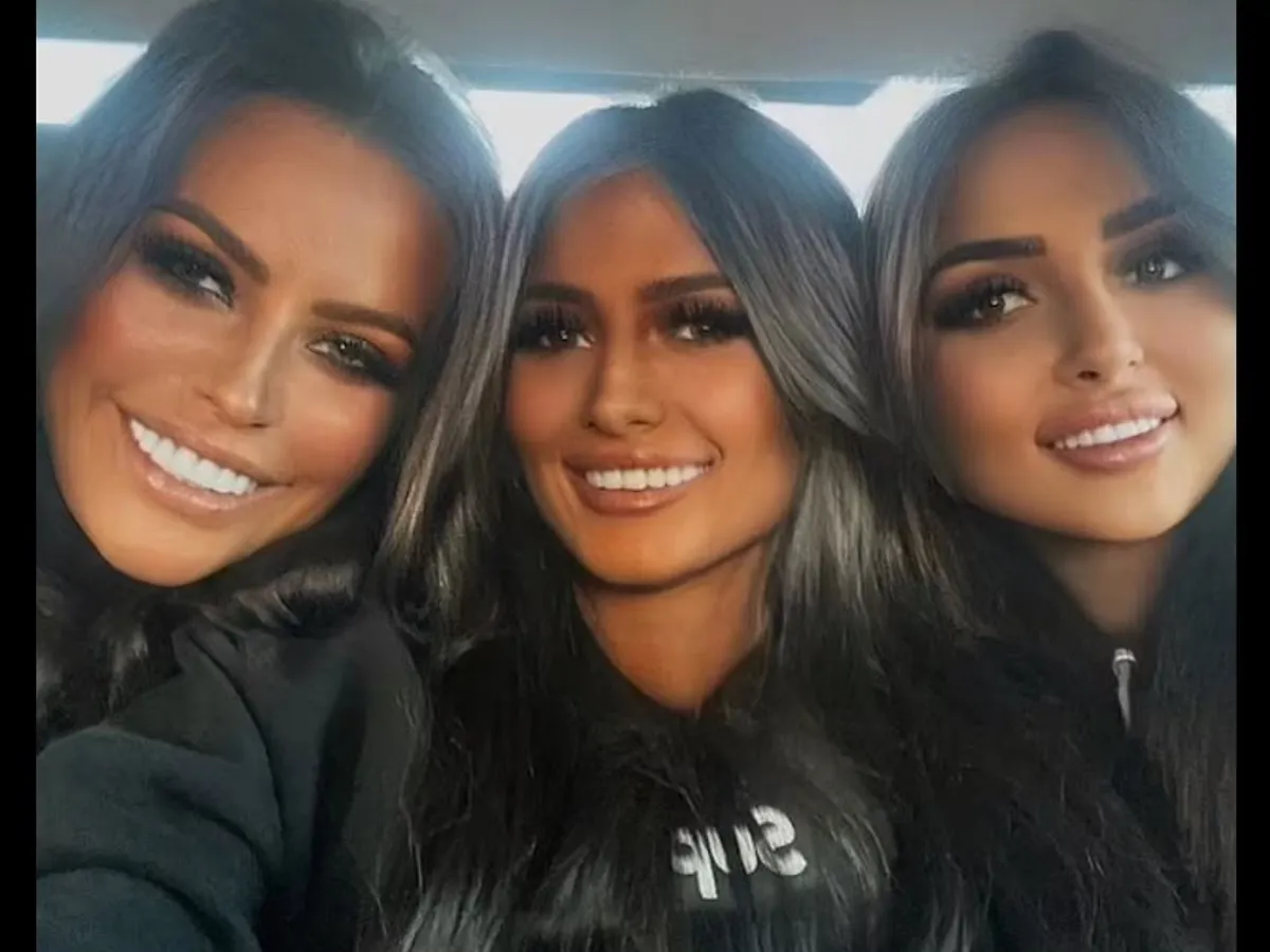 Cele două gemene ale Kasiei, împreună cu aceasta/foto: instagram