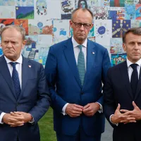 Macron, Merz și Tusk merg la Chișinău, de Ziua Independenței Republicii Moldova - Foto: Profimedia Images