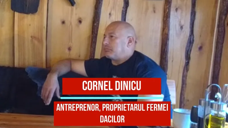 Cornel Dinicu, proprietarul pensiunii Ferma Dacilor Foto: captură video Youtube/Observatorul Prahovean