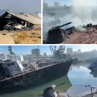 Raid devastator israelian în Siria. Arsenalul militar a lui Bashar al-Assad, distrus - Foto: X/ @DrEliDavid) - Captură foto