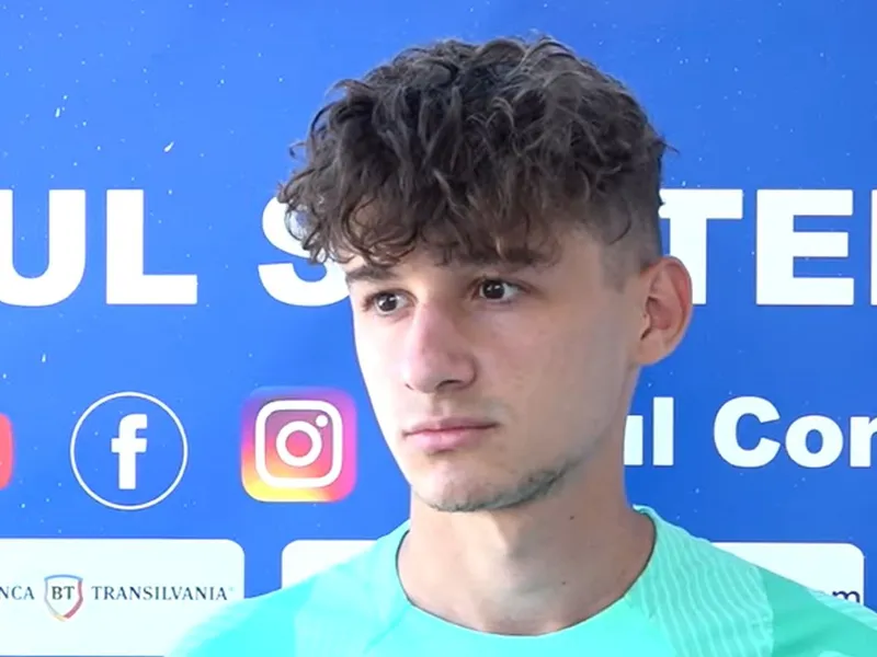 Nicolas Popescu, băiatul lui Gică Popescu, nu a prins cheag la FC Voluntari. Revine la Farul - Foto: captură YouTube