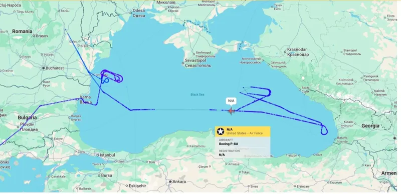 Misiune Poseidon &icirc;n Marea Neagră - Foto: ItaMilRadar