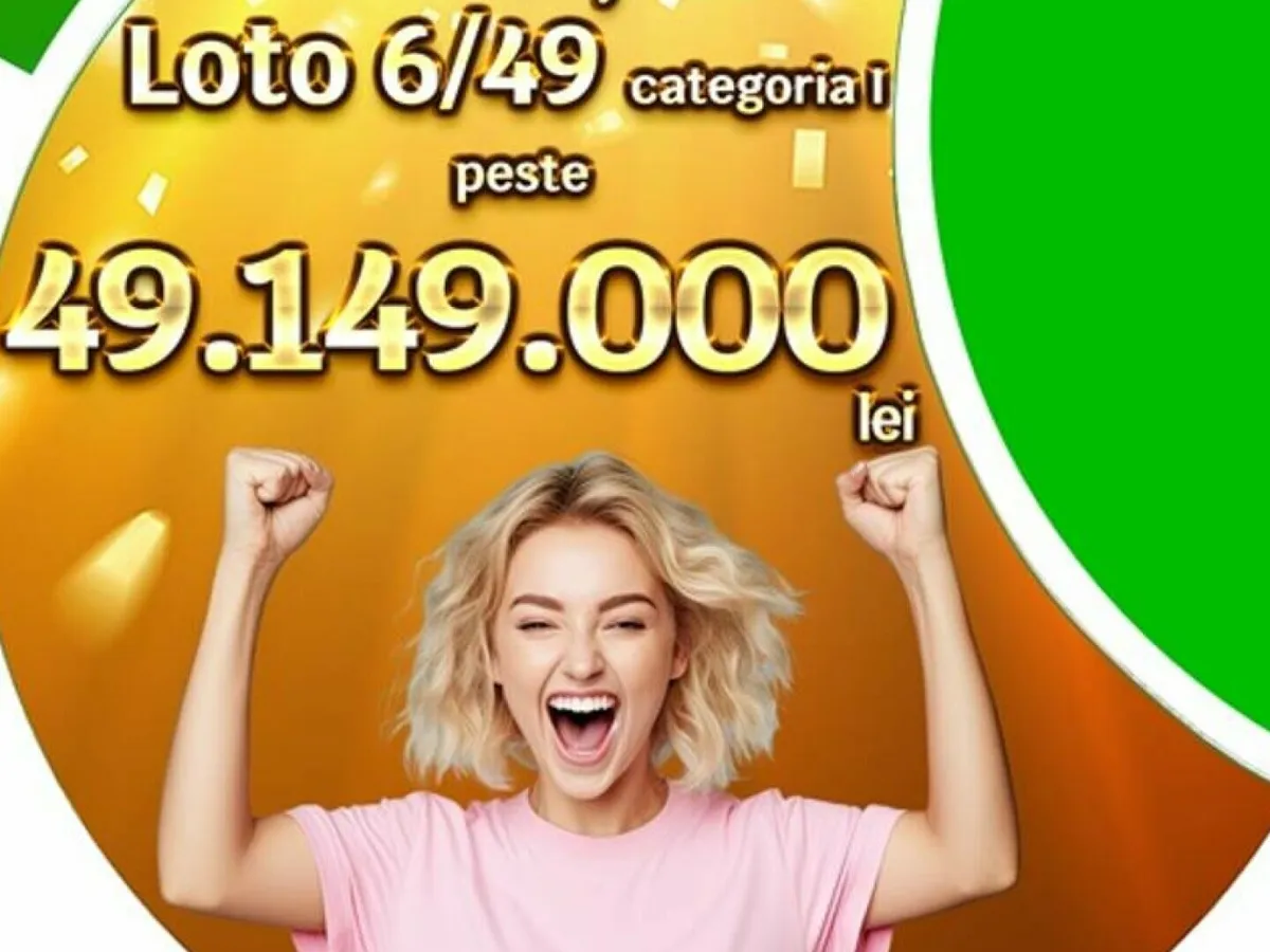 Lovitură de noroc uriașă! Un român a câștigat 9,66 milioane de euro la Loto 6/49 cu un bilet de doar 12 lei