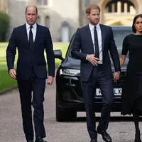 Prinții Harry și Wiliiam, alături de soțiile lor- Foto: PA Media