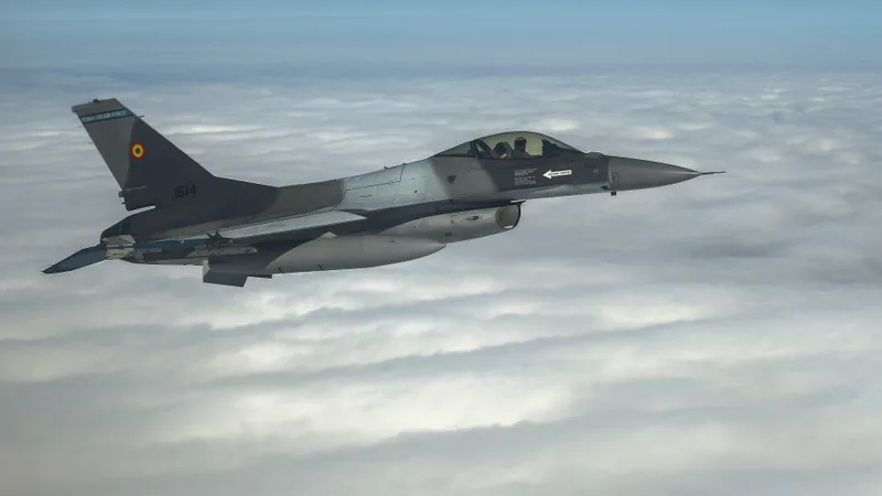 1.000.000$ a cheltuit România să urmărească drone rusești. Doar ora de zbor cu F-16 a fost 27.000$ - FOTO: Inquam Photos / Eduard Vînătoru