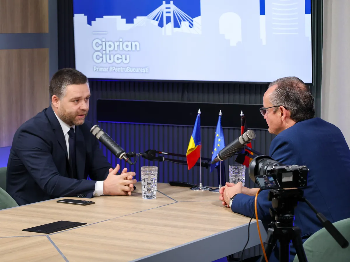 „Sunt foarte pasionat de administrație” - podcast cu Ciprian Ciucu și Gunther Krichbaum despre București