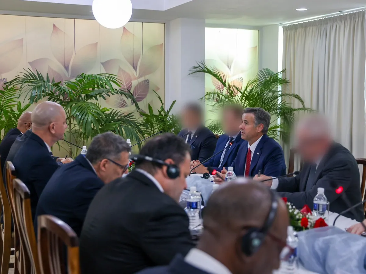 Directorul CIA, John Ratcliffe, a condus joi o delegație americană la Havana - Foto: Profimedia Images