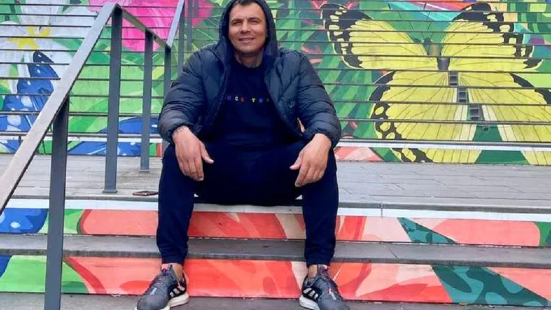Interlopul DJ Pruia, care și-a ucis în bătaie iubita, i-a tăiat urechea unui bărbat în plină stradă Foto: Facebook/ Bogdan Pruia