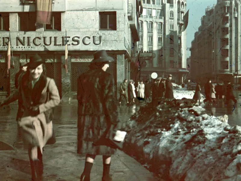 Imagini color unice din România în 1942-1946, în plin Război: Sibiu, Făgăraș, Brașov, București - Foto: Facebook/Arhiva de Fotografie