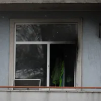 Salon care a ars în timpul incendiului de la Matei Balș/FOTO: Inquam Photos/Octav Ganea