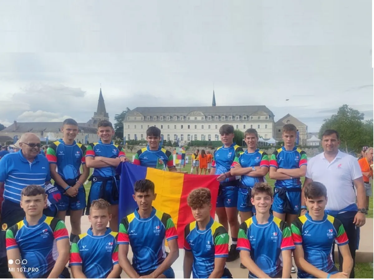 Rugby Club Academy din București a prticipat la Turneul Rugby Heritage Cup 2023 din Franța Foto: Facebook/ Pontlevoy Rugby Heritage Cup 2023  Alexandru Iurov