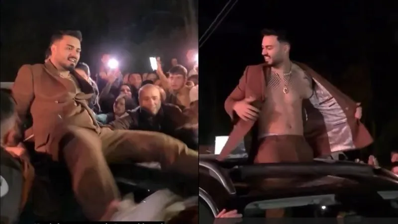 Jador s-a dat „în spectacol” după un concert de 1 mai la Deva - Foto: Captură Tik Tok