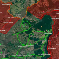 VIDEO Contarofensiva ucrainenană cu tancuri i-a alungat pe ruși 20 de km afară din din Harkov/FOTO: Twitter/Ukraine Battle Map