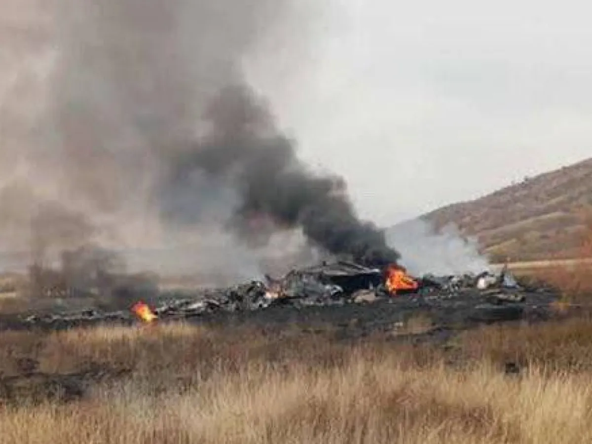 VIDEO Tragedie aviatică la granița Rusiei. Un avion militar turcesc s-a prăbușit cu 20 de persoane la bord